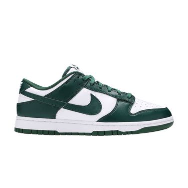 Dunk Green & White Low-Top Sneakers
