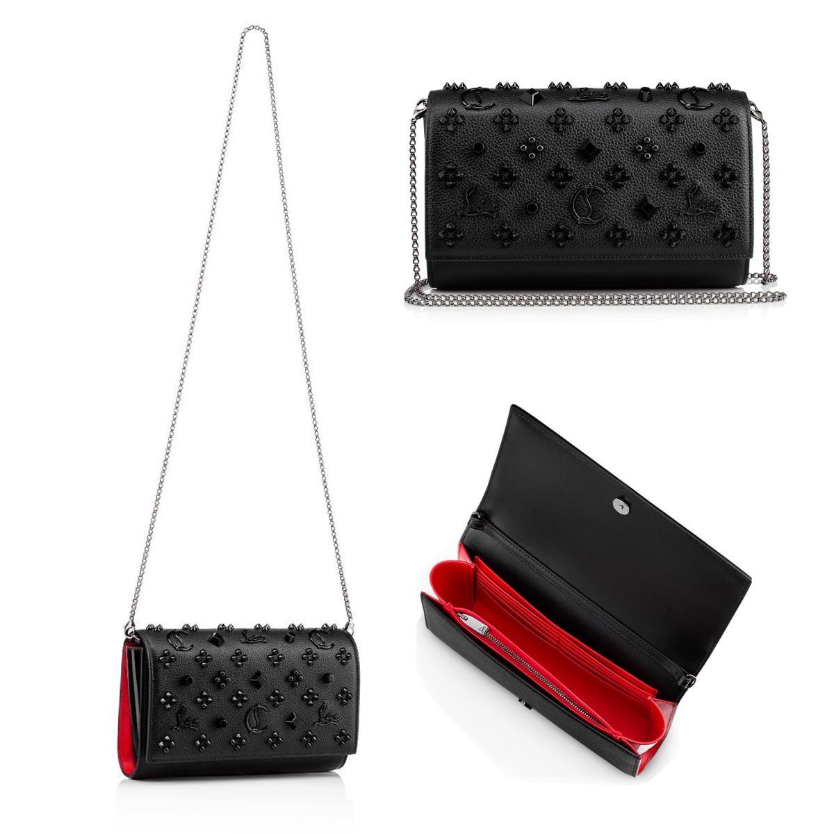 Luxury-Inspired Spiked Evening Crossbody