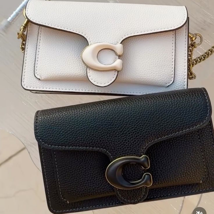 Mini Tabby Shoulder Bag – Black & White Edition