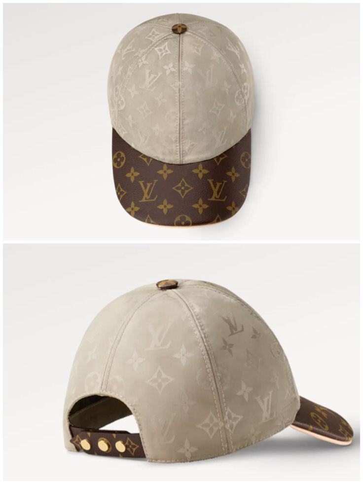 LV Luxury-Inspired Monogram Baseball Cap