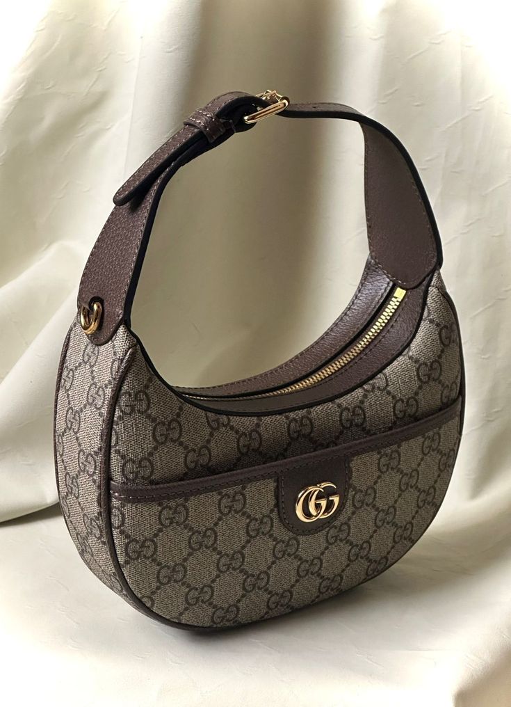 Brown Crescent Shoulder Bag – Luxury Inspired