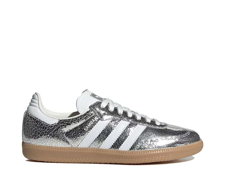 Adidas Samba Metallic Silver / Cracked Metallic OG