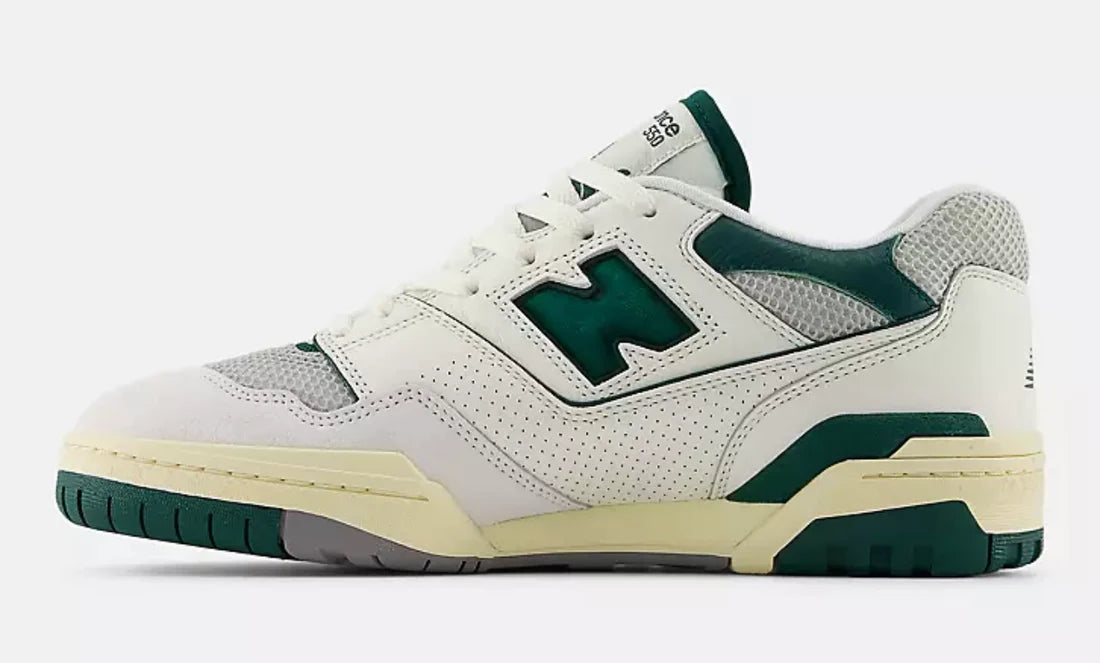 Retro 550 Low-Top Sneakers – White & Green