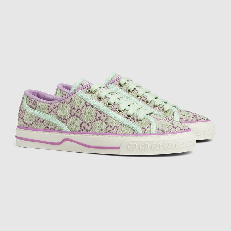 Purple Glow Low-Top Sneaker