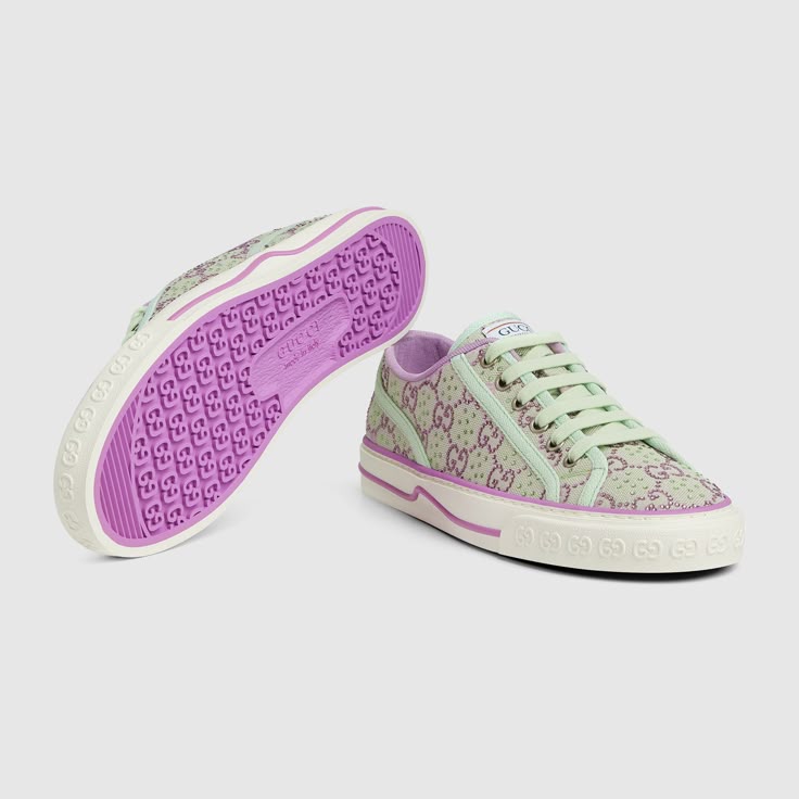 Purple Glow Low-Top Sneaker