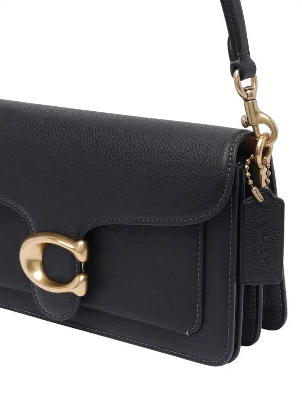 Tabby Coach Shoulder Bag – Gold Statement Clasp