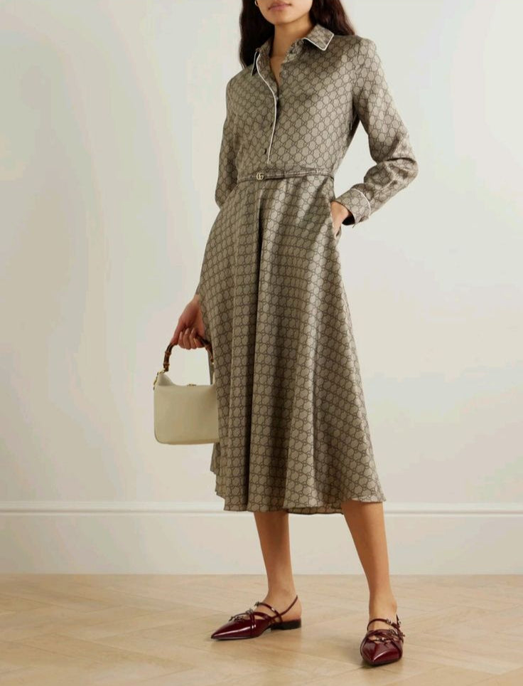 The Heritage Monogram Midi Dress